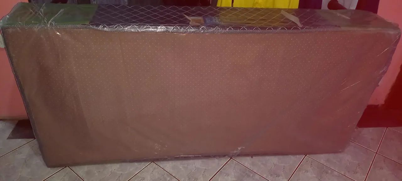Armação box para colchão de solteiro na embalagem...zap 11- * - Foto 3