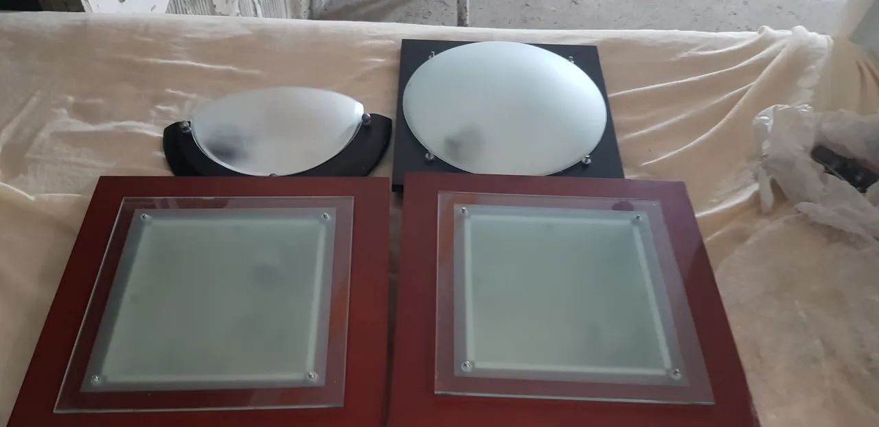 Luminária kit com 4