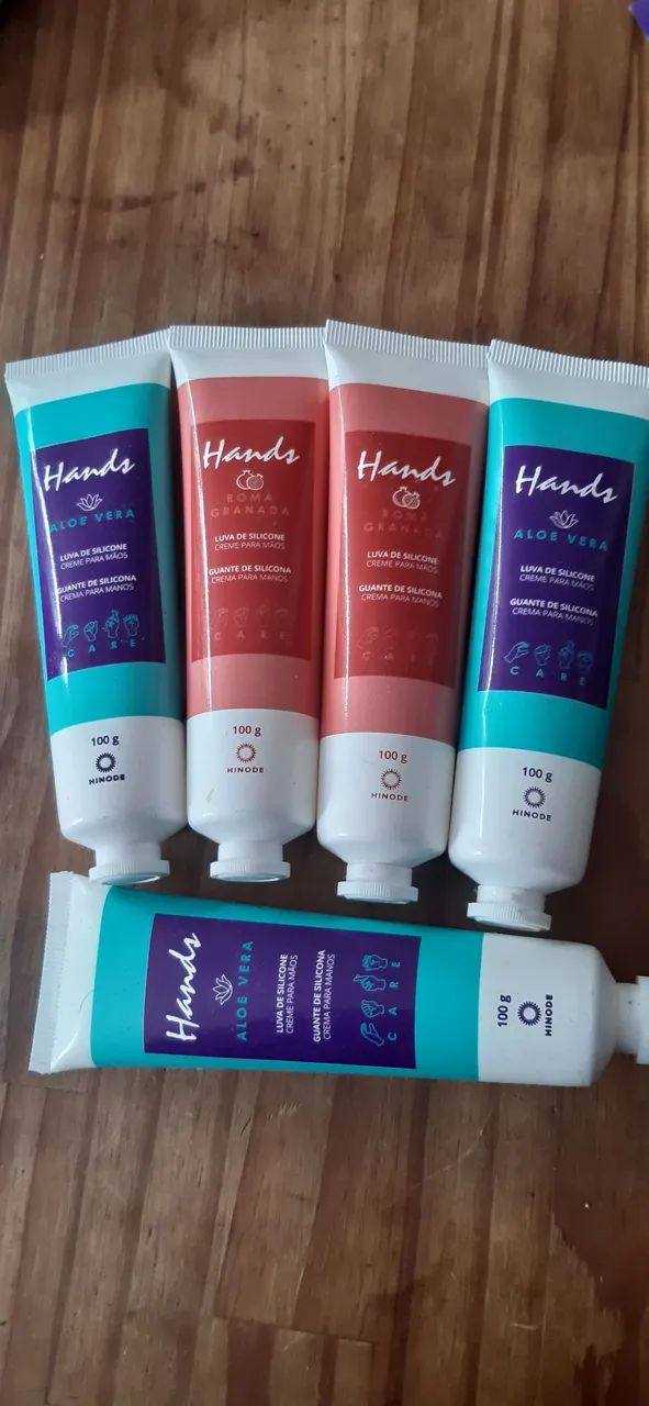 Luva de Silicone Creme para Mãos Hinode - Hidratação e Proteção