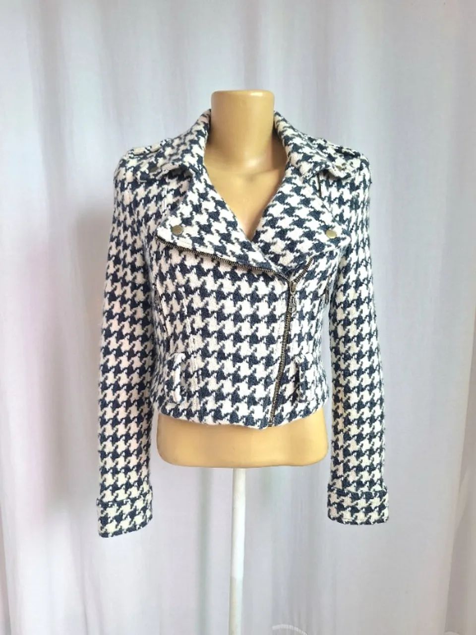 Jaqueta de lã tweed