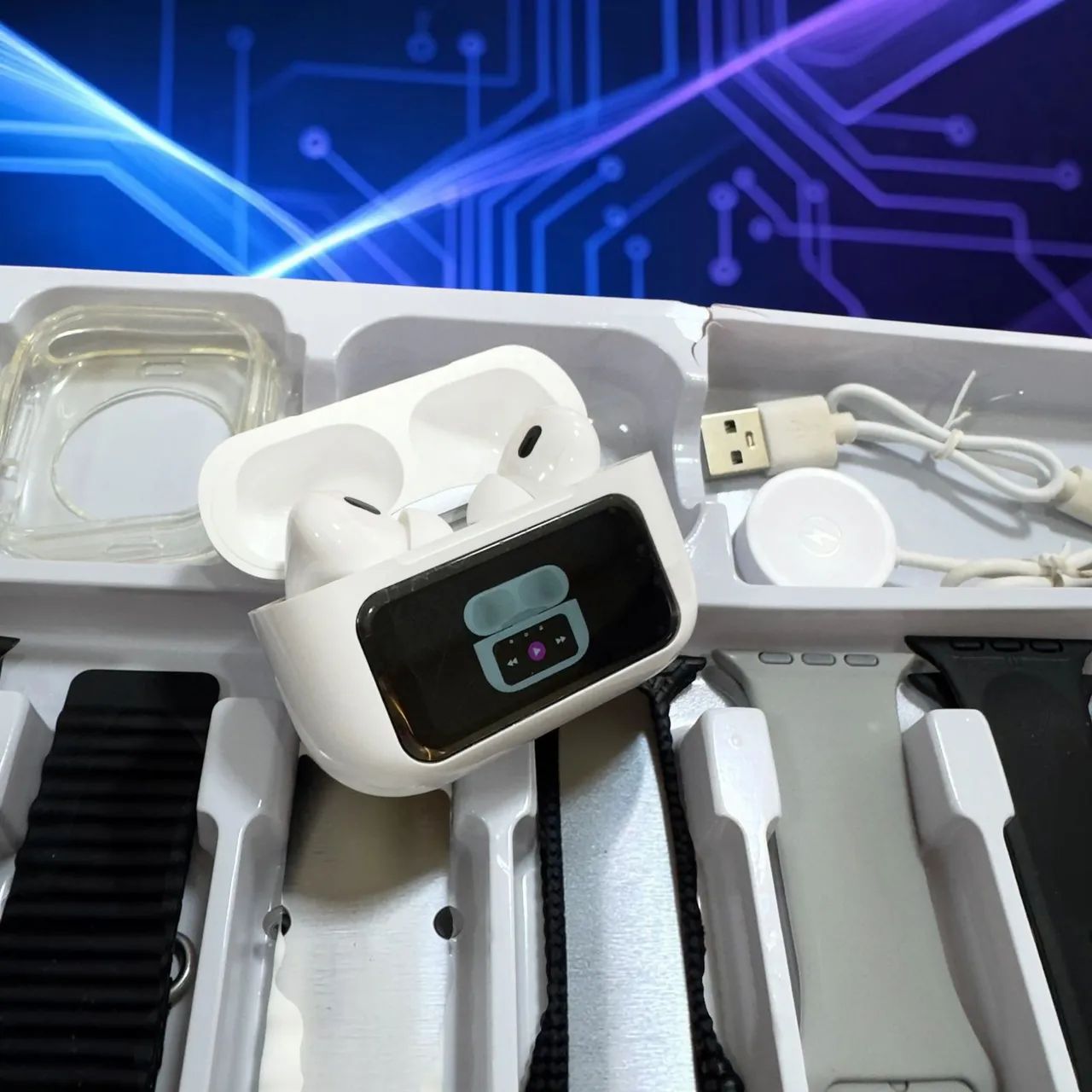 Relógio smart com acessórios  - Foto 4
