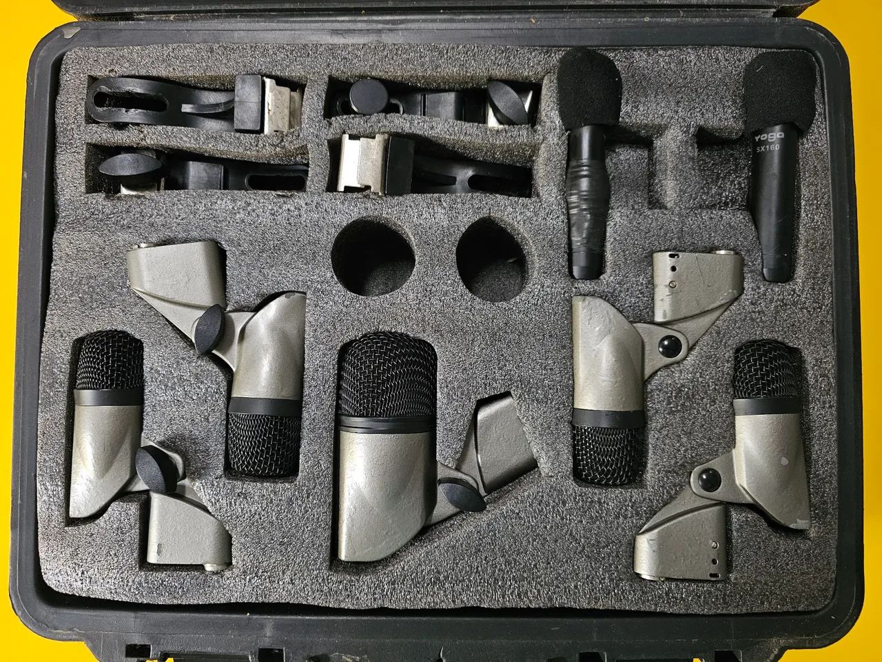 Kit de microfones para bateria acústica 