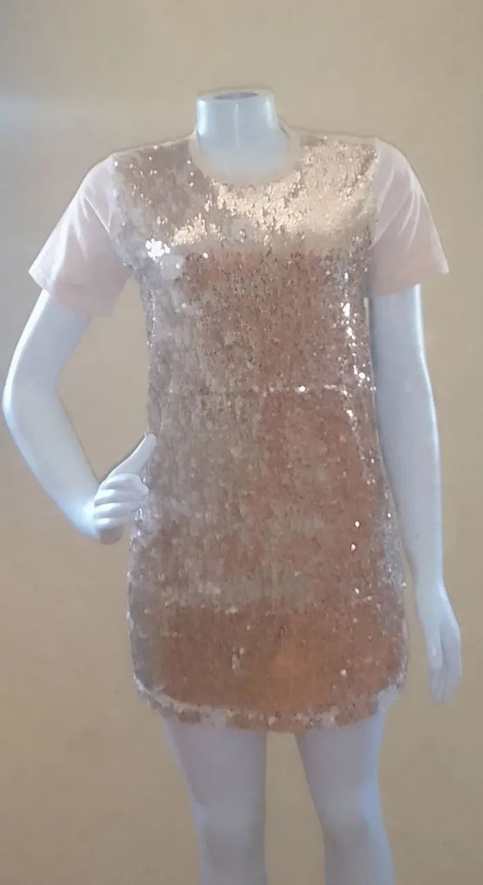 Vestido com lantejoula - Foto 3