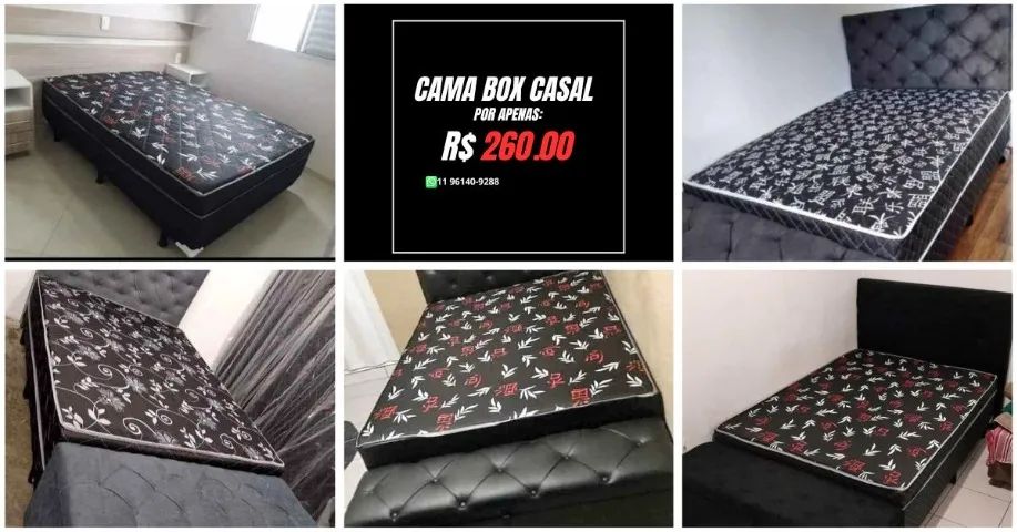 cama box casal (promoção)