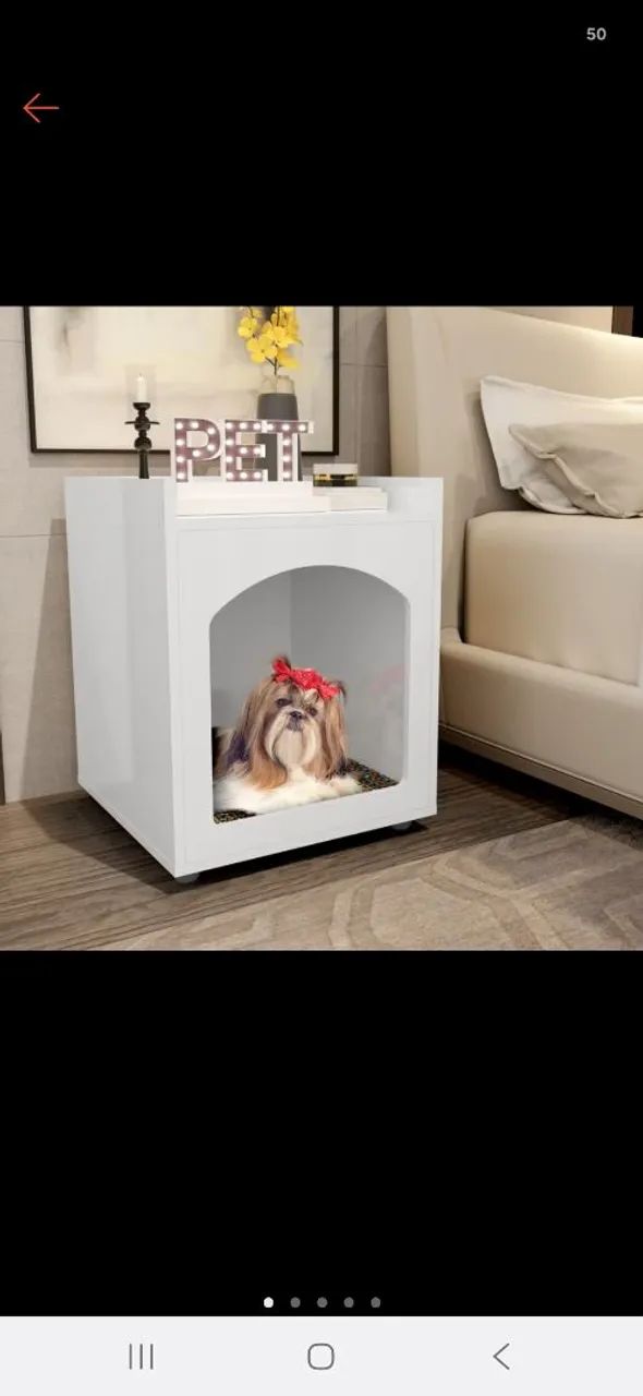 Cama para cachorro gato cabeceira 