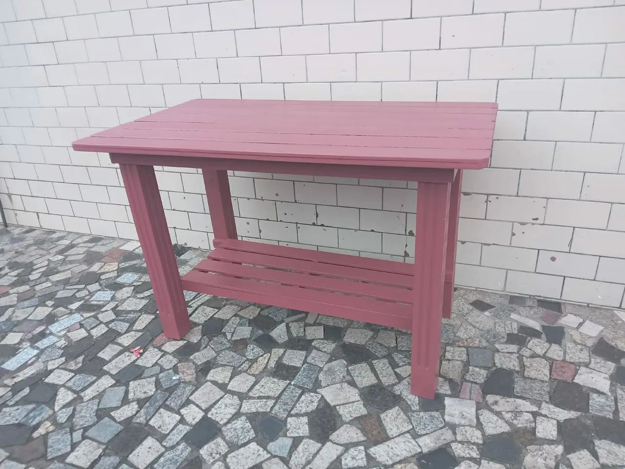 Mesa rústica 
