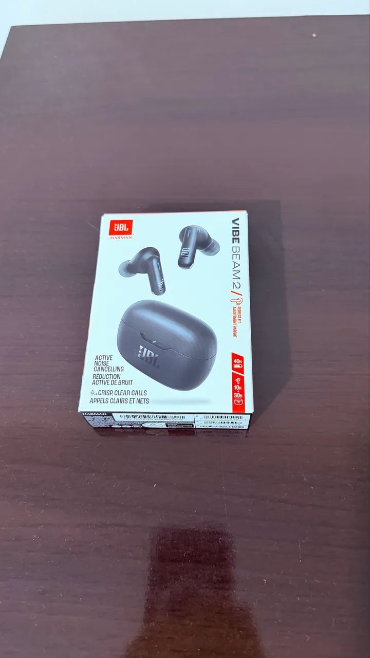 JBL Vibe Beam 2 2025 com cancelamento ativo de ruído 