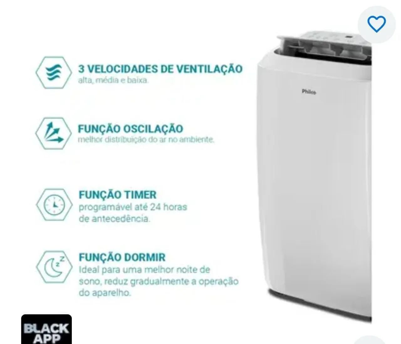 Ar-Condicionado Portátil Philco PAC12000F5 Frio - Foto 5