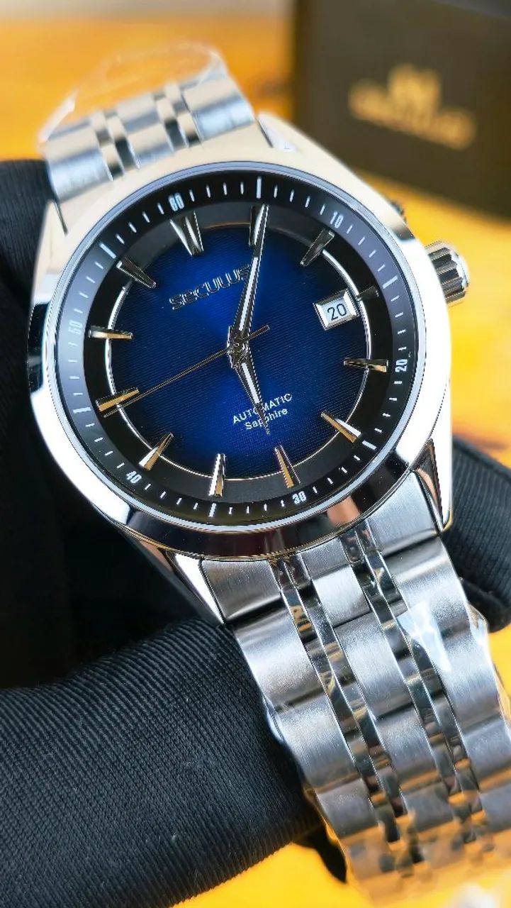Relógio Seculus Automatic 40mm prata 2026 - Foto 4