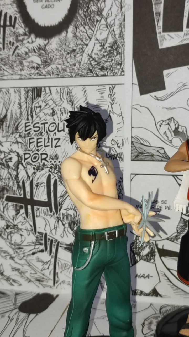 COMBO | Action Figures Natsu Dragneel e Gray Fullbuster Fairy Tail - Foto 3