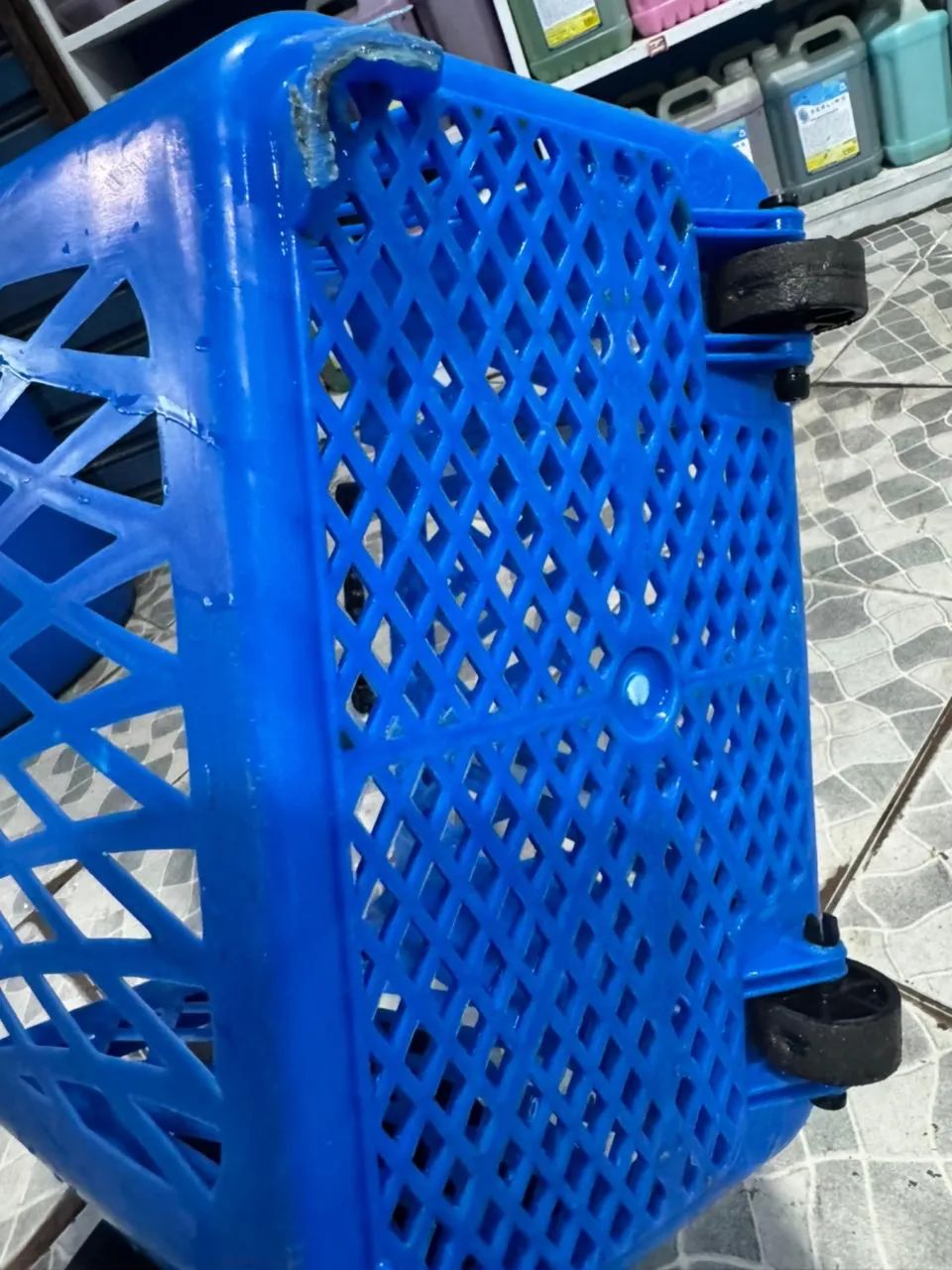 Cestas de supermercado com rodinhas - Kit com 8 unidades - Foto 3