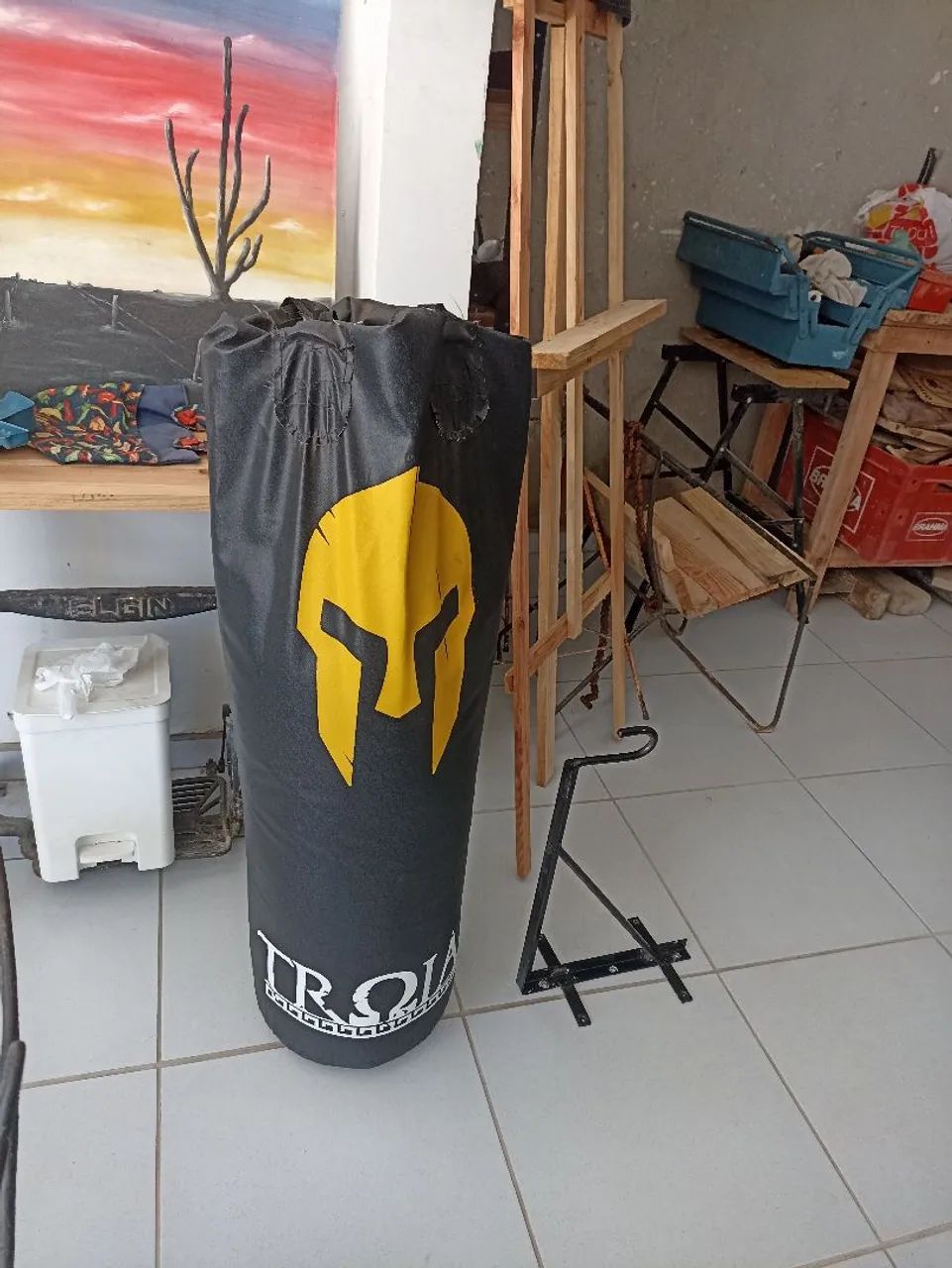 Bate saco e suporte - Foto 2