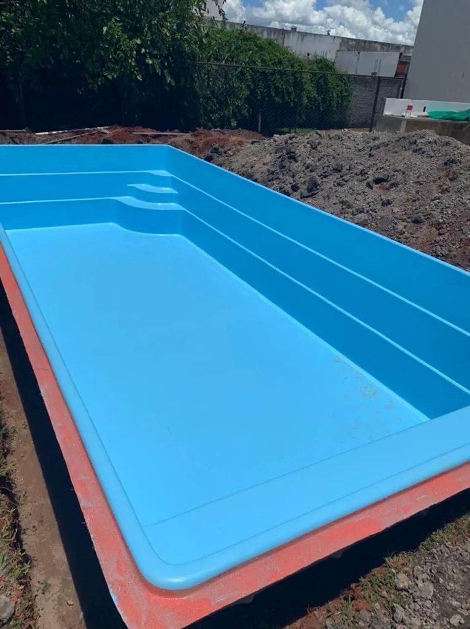 Piscina 7.00x3.70x1.25 retangular instalada 7 metros  - Foto 2