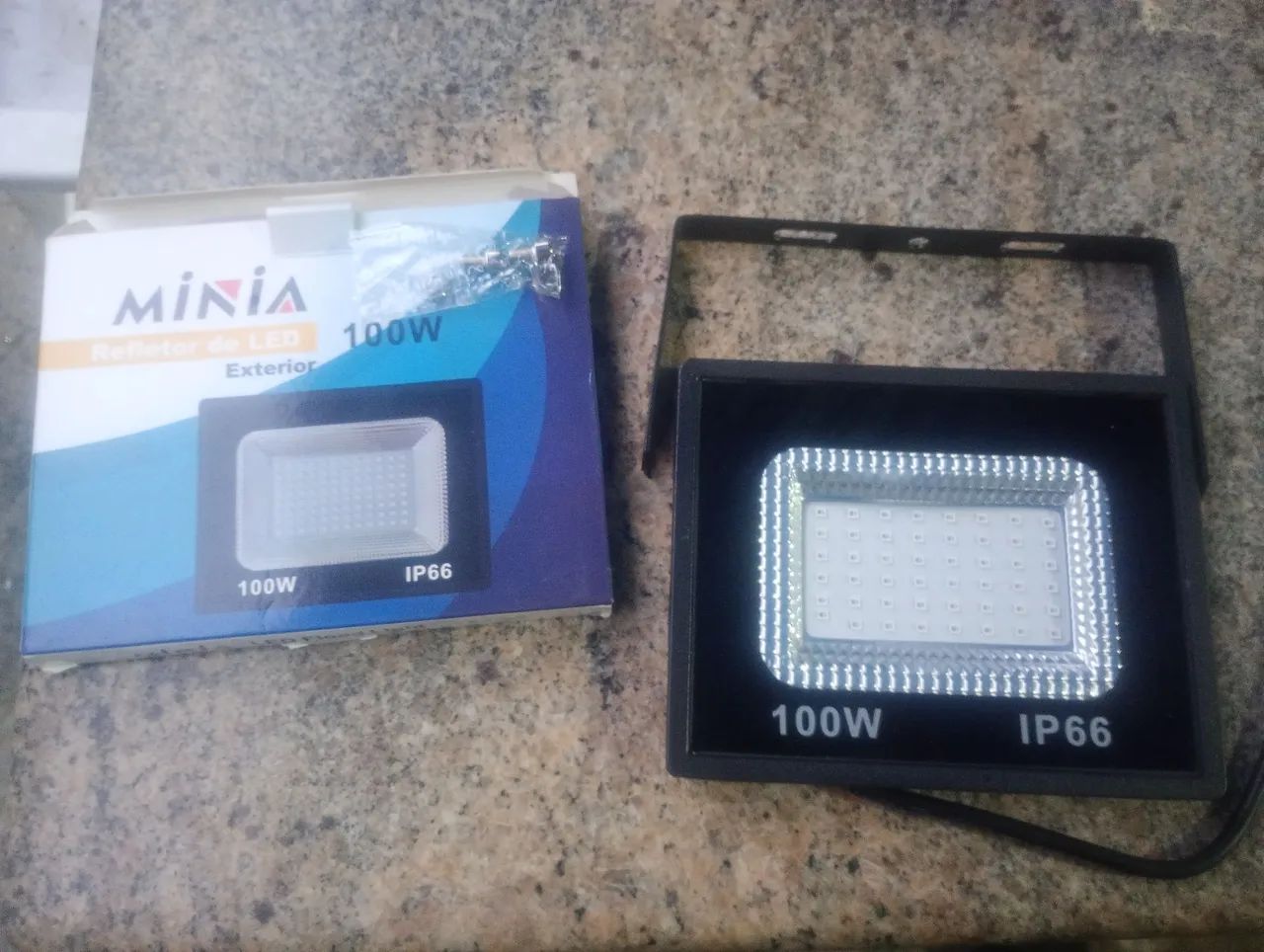 Refletor de Led 100w Miniatura IP66 - Foto 2