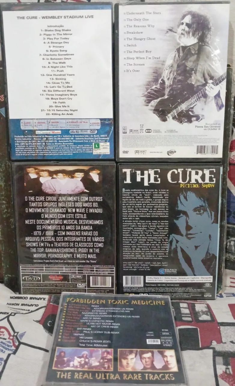 THE CURE KIT COM 4 DVDS+ CD DE BRINDE - 99 FRETE GRATIS - Foto 2