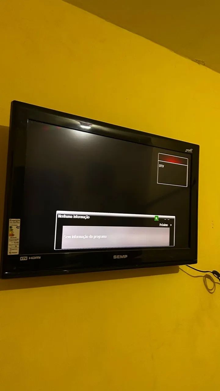 Televisão Semp Antiga não é smart