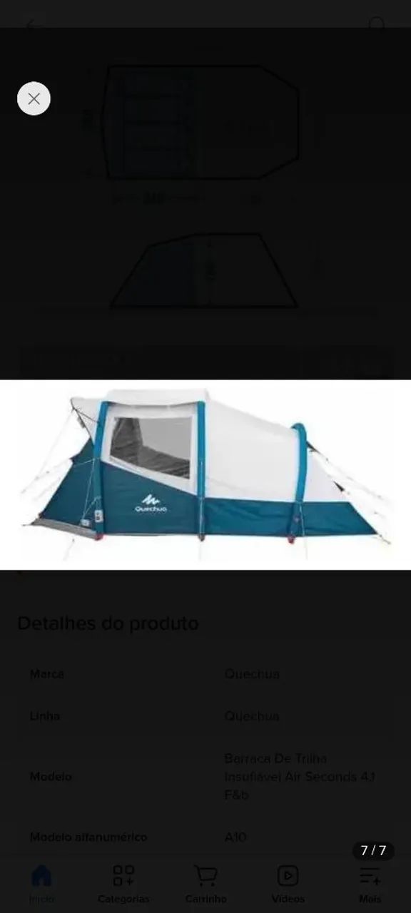 Barraca Quechua 4.1 Air  - Foto 2