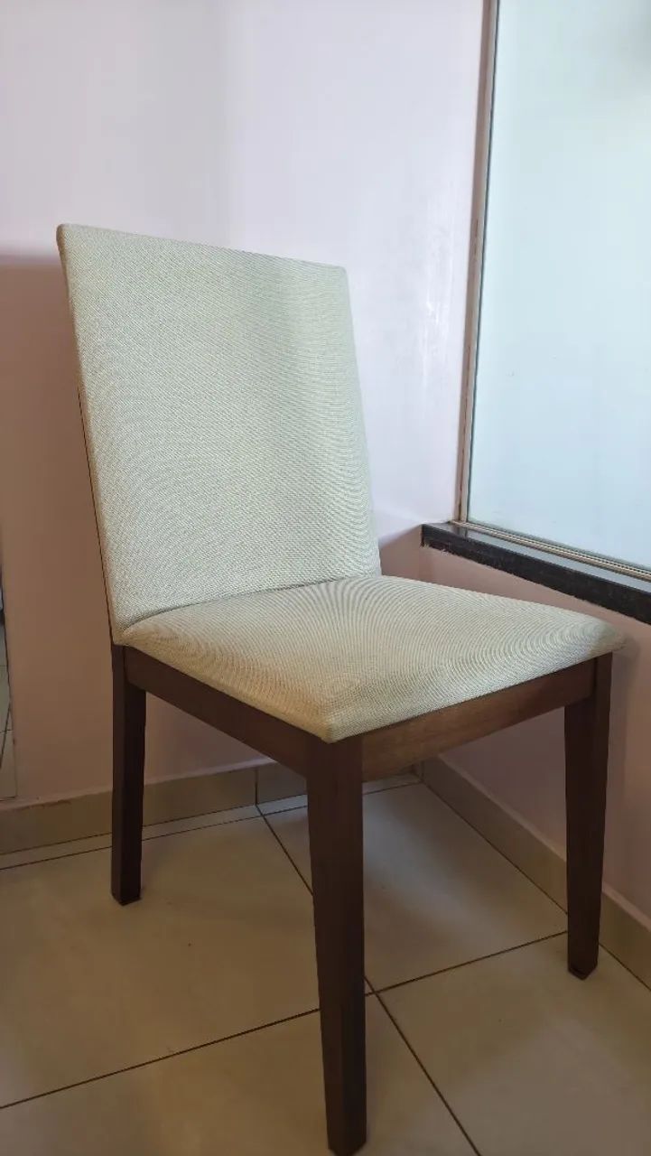 Cadeira mesa jantar madeira maciça 
