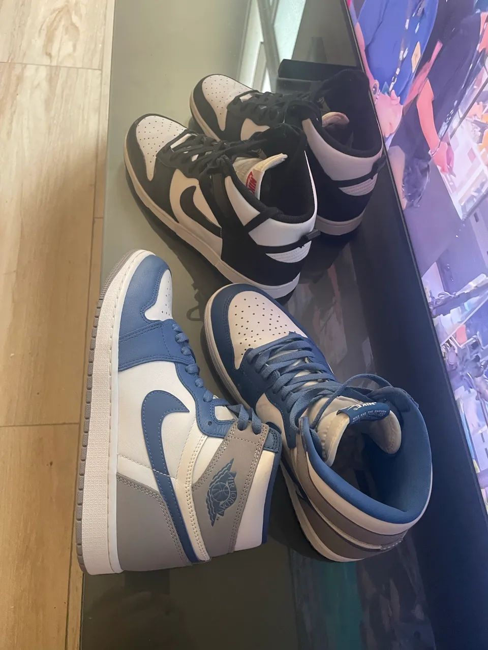 Nike Air Jordan 1 + Nike Dunk High Panda - Foto 2