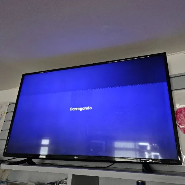 smart tv 4k lg 49uh6100 com defeito - Foto 3
