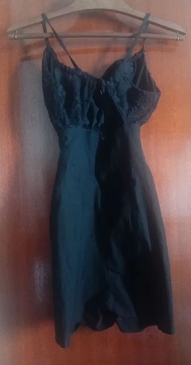 Macacão preto curto malha grossa - Foto 2