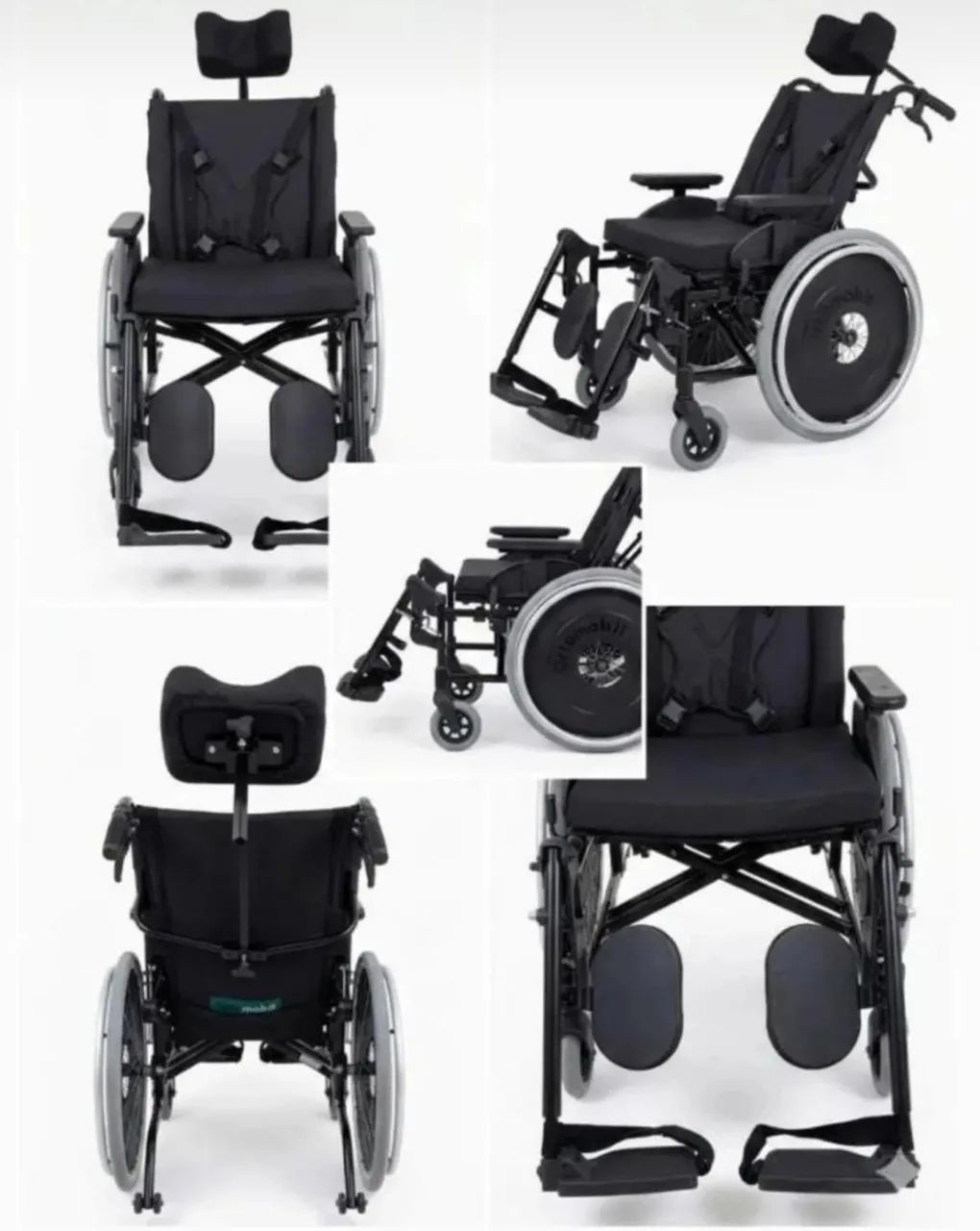 Cadeira de Rodas Postural Ortomobill Confortável e Ajustável muito nova - Foto 4