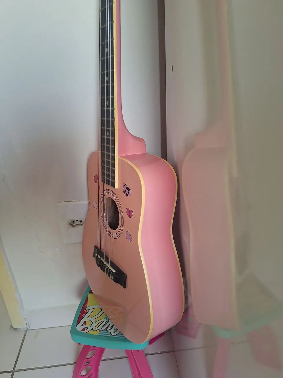 Violão tajima infantil rosa - Foto 2