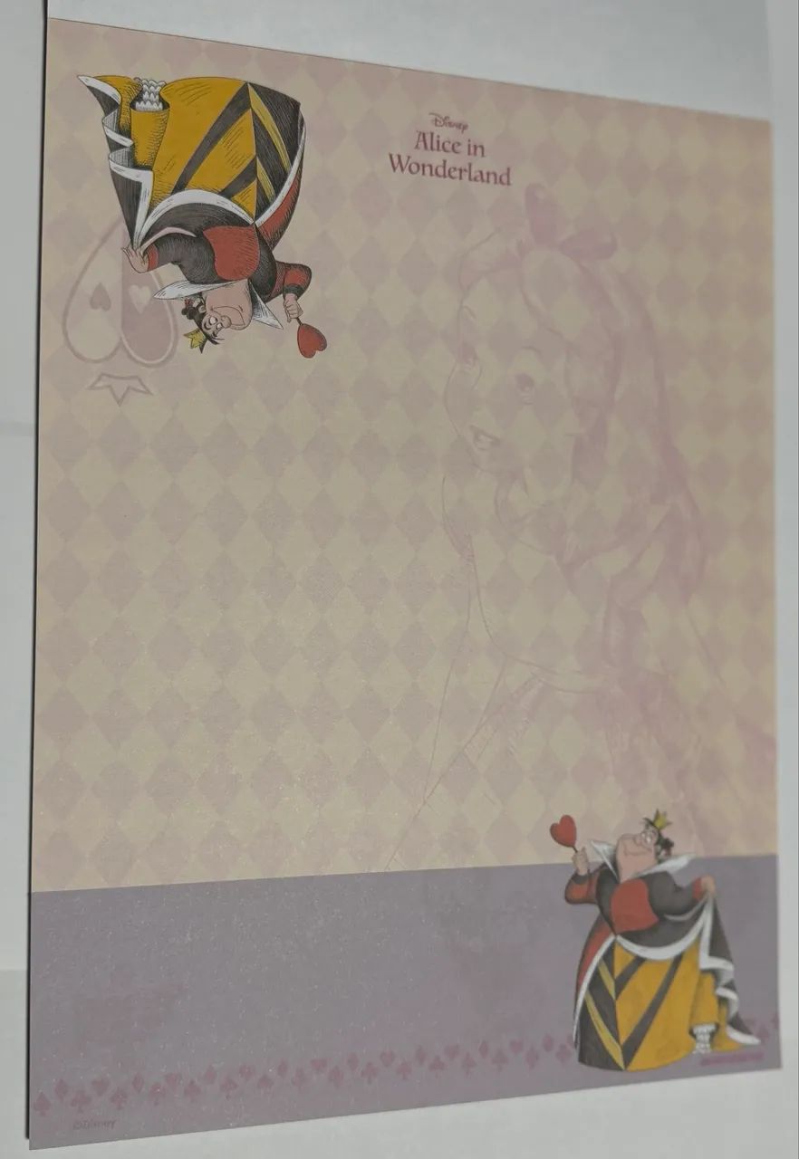 Papel de carta Alice in Wonderland Animativa - Foto 6