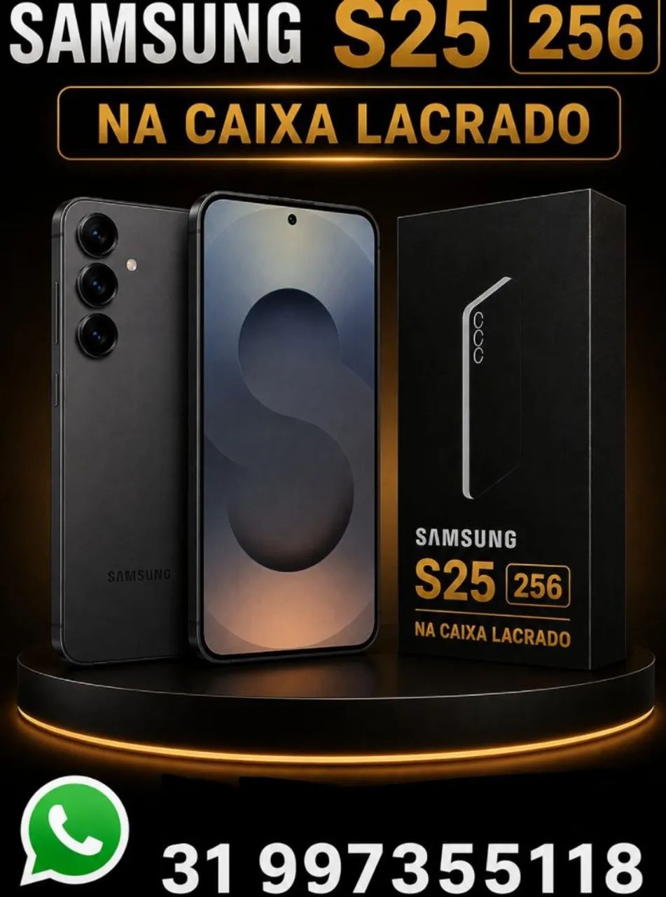 S25  256 lacrado na caixa