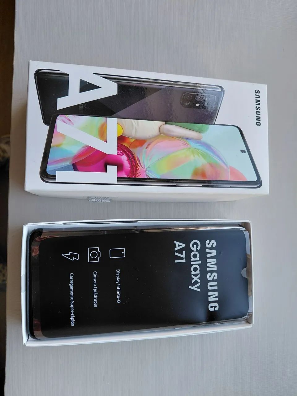 Smartphone Samsung Galaxy A71 em bom estado. Liquido.  - Foto 2