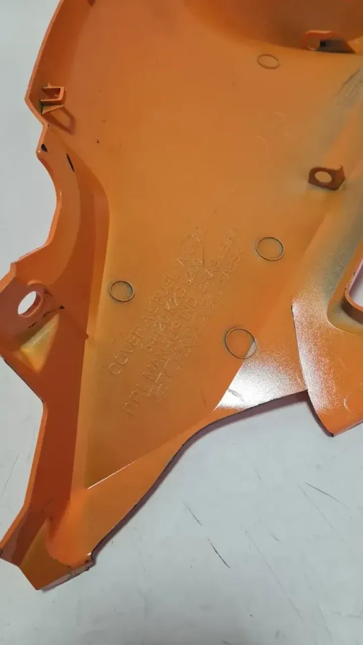 Carenagem Capa Tanque Esq Cg 160 Fan Titan 25/25 C/det 61336 Laranja - Foto 7