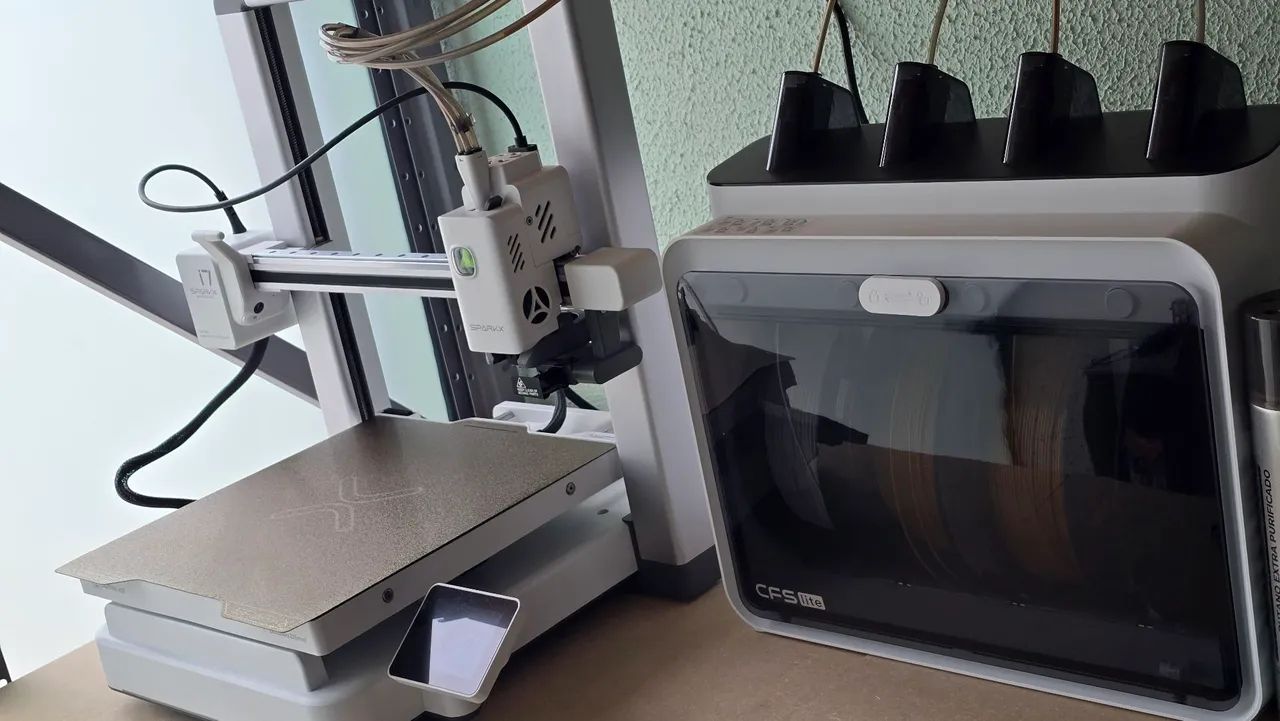 Impressora Creality 3D Sparkx7 Novinha - Foto 4