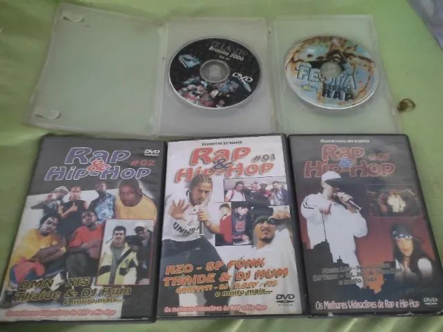 Dvd original rap e hip-hop 1 2 e 3 mas rap Brasília e festa espaço