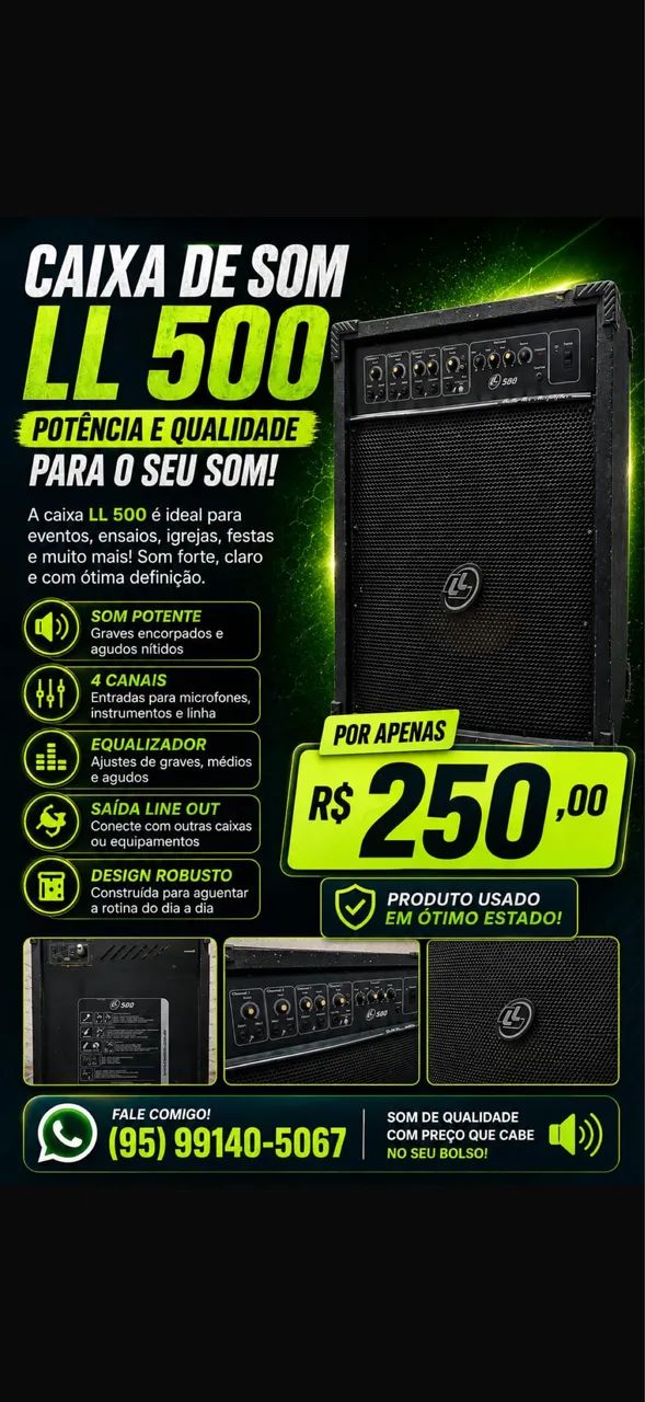Caixa de som LL 500