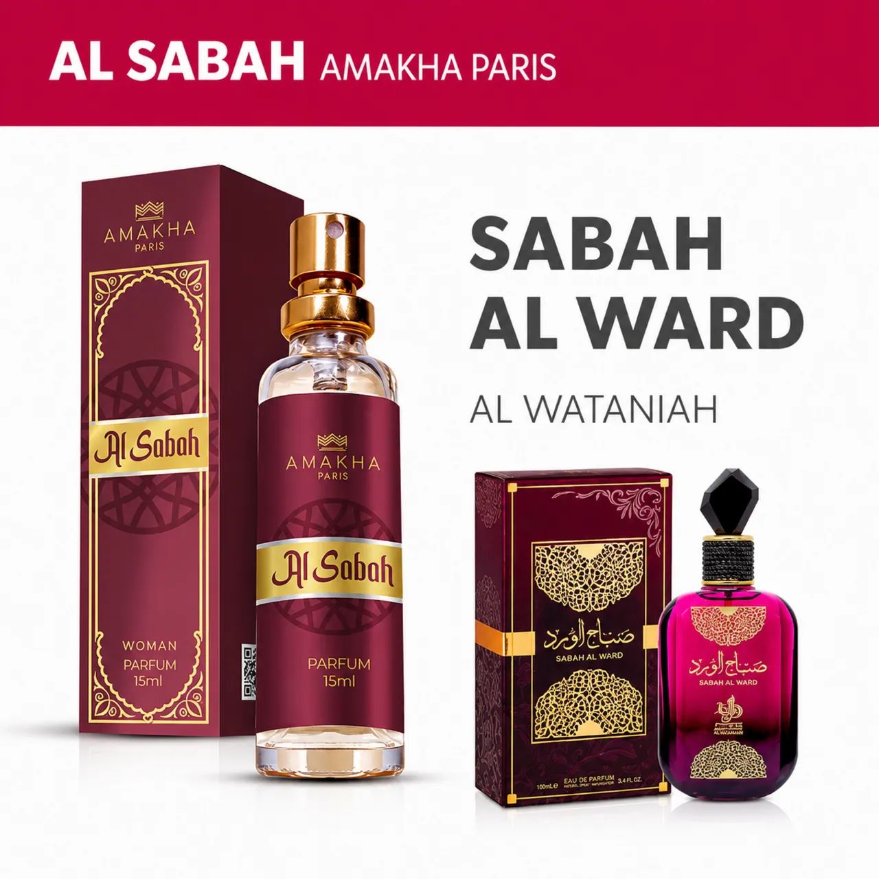 Perfume Importado Al Sabah Al Ward 15ml Amakha Paris