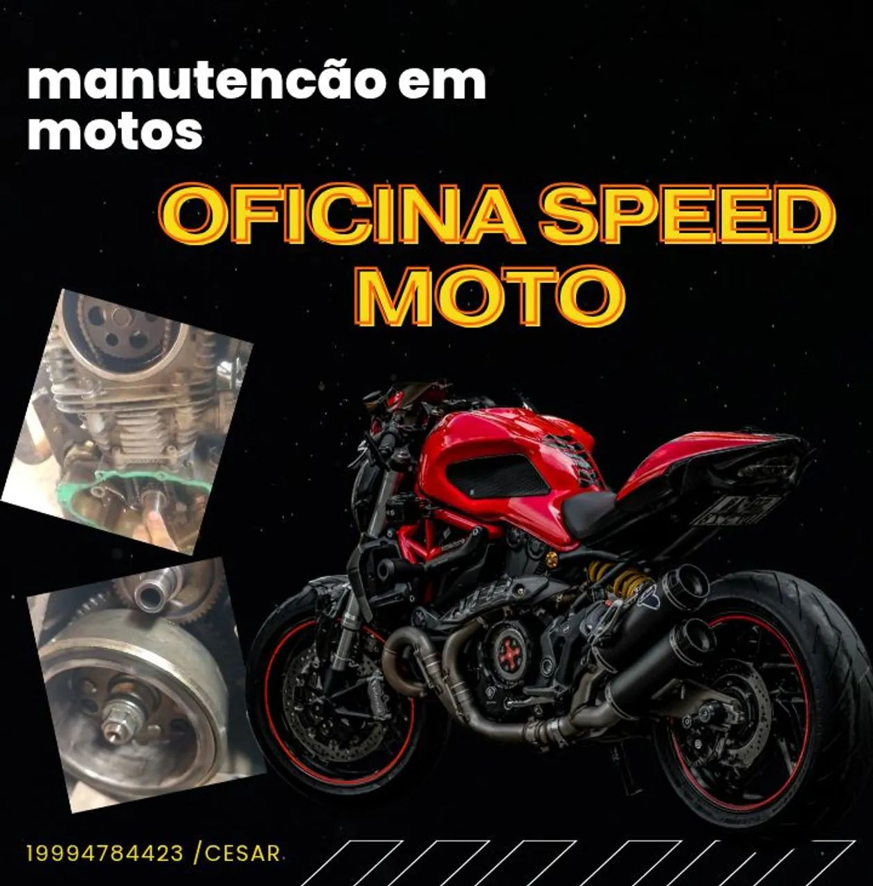 Socorro mecânica de motos 24 horas 
