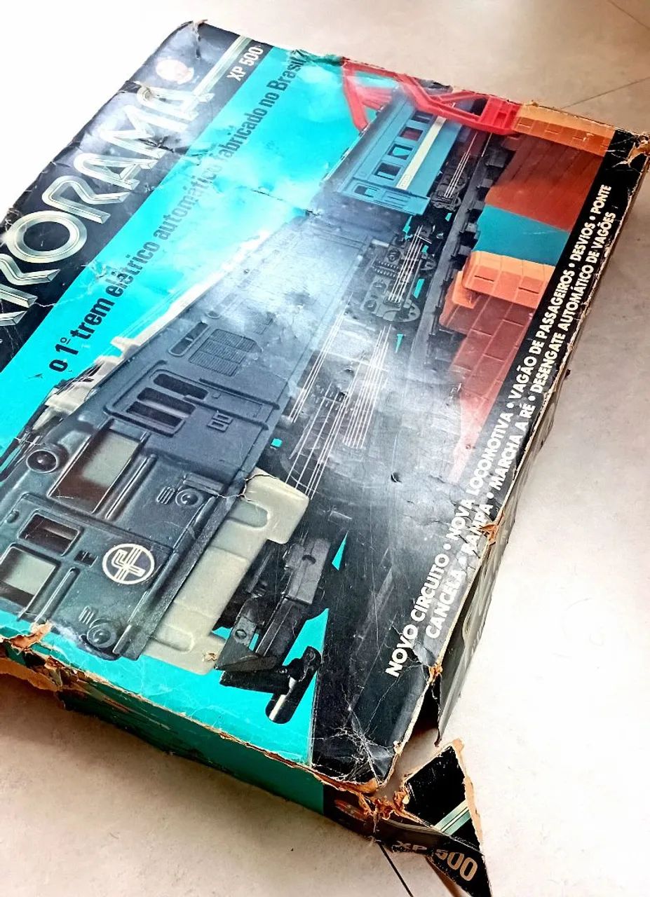 Ferrorama Estrela Xp 500 ( Sem O Trem ) Anos 80 Antigo - Foto 5