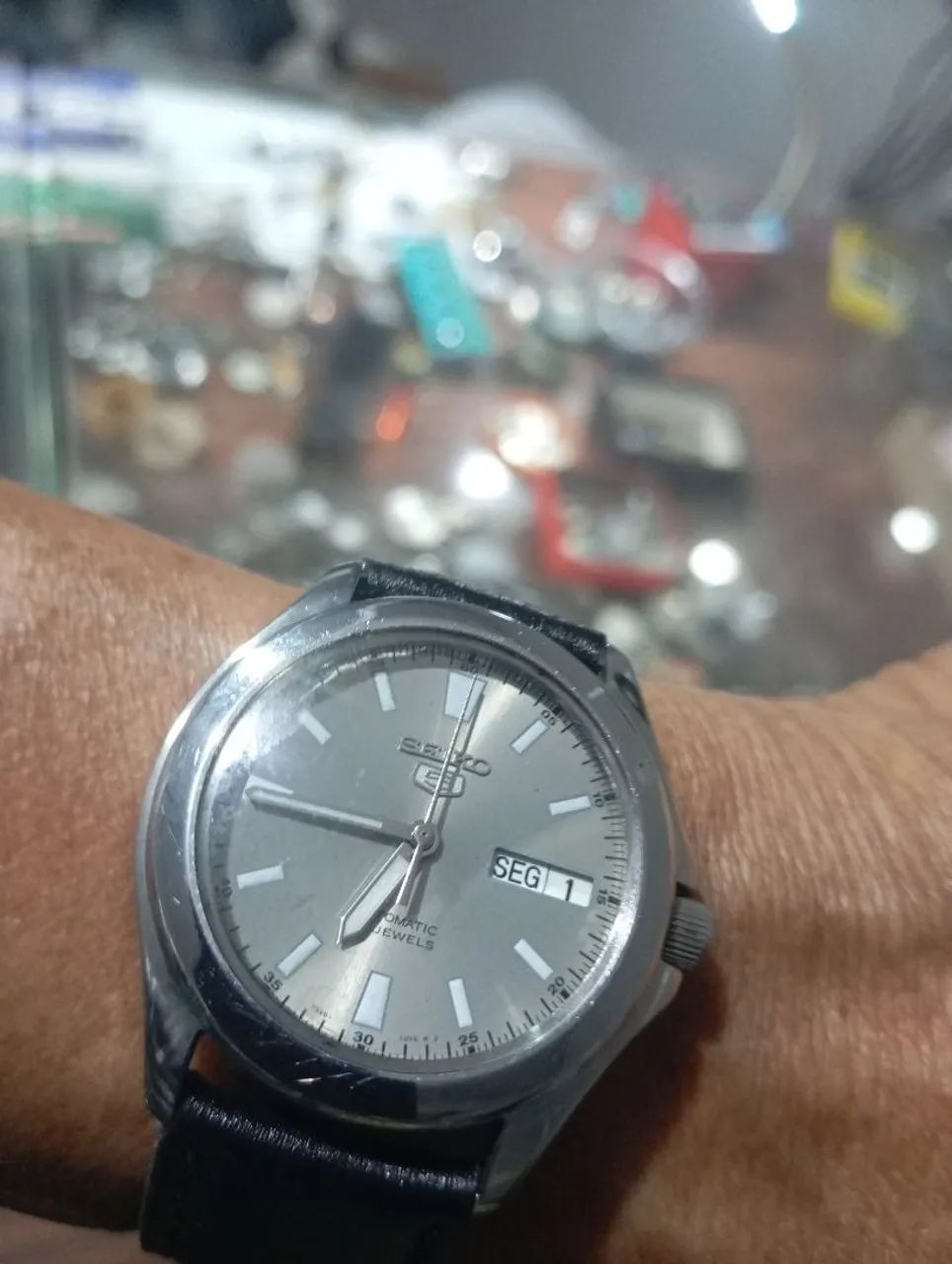Relógio Seiko automático funcionando bem  - Foto 3