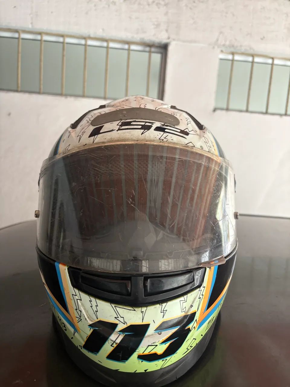 Capacete Ls2 Ff358 Rafael Paschoalin Amarelo Tamanho 62