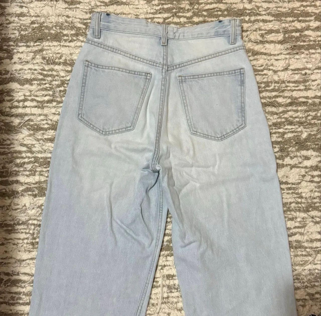 Calça jeans wide leg Zara 36 - Foto 2