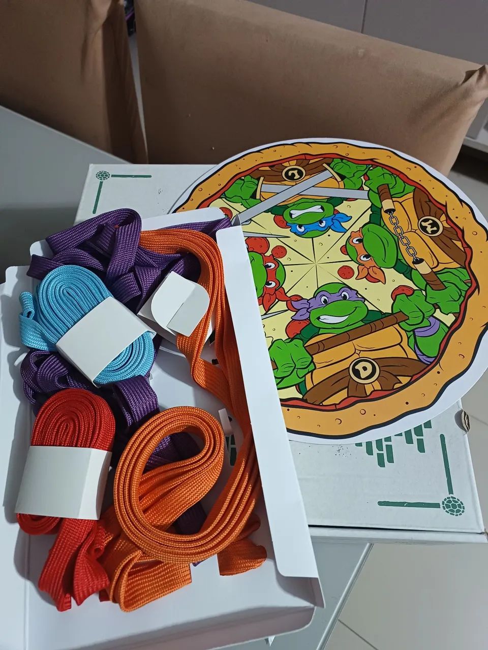 Tenis collab tartarugas ninja 