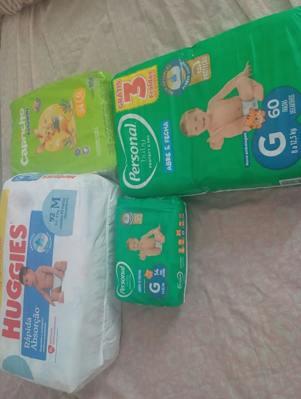 Pacotes de Fraldas