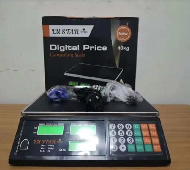 Balança digital bivolt 40kg novas 6 meses de garantia 