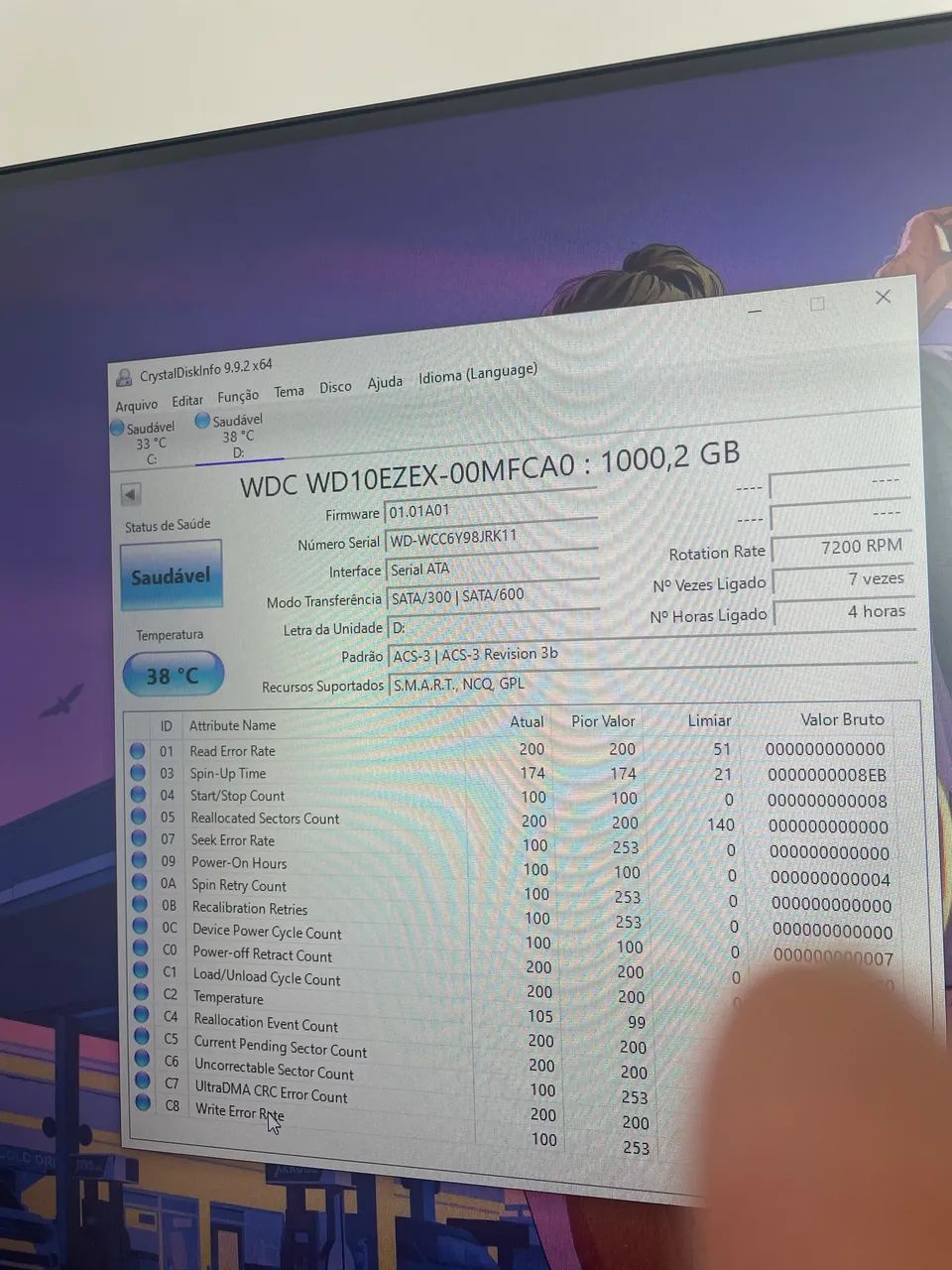 Hd 1 terabyte novo - Foto 3