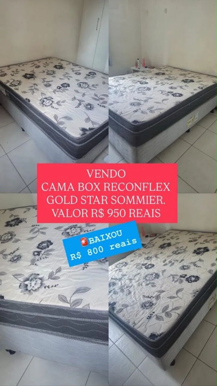 Cama box casal reconflex - Foto 4