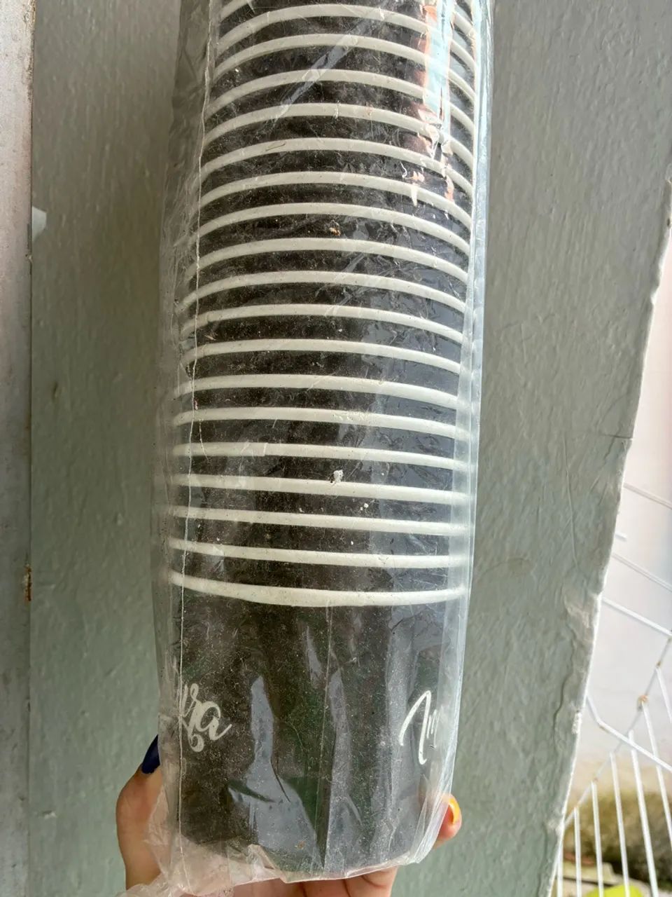 Potes de plástico papel liquidação de estoque  - Foto 4