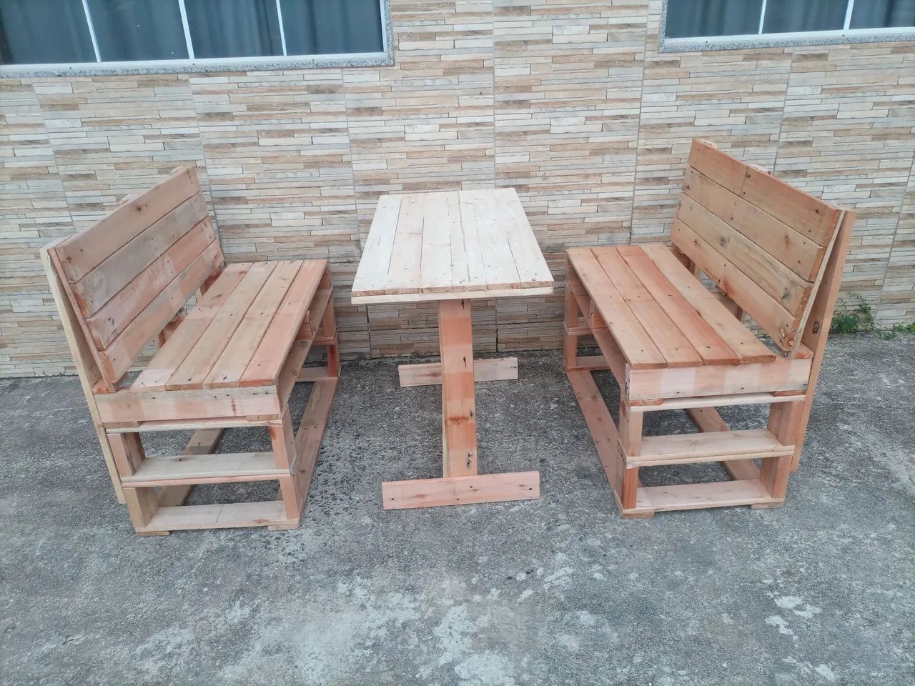 Conjunto sofá de pallet  - Foto 4