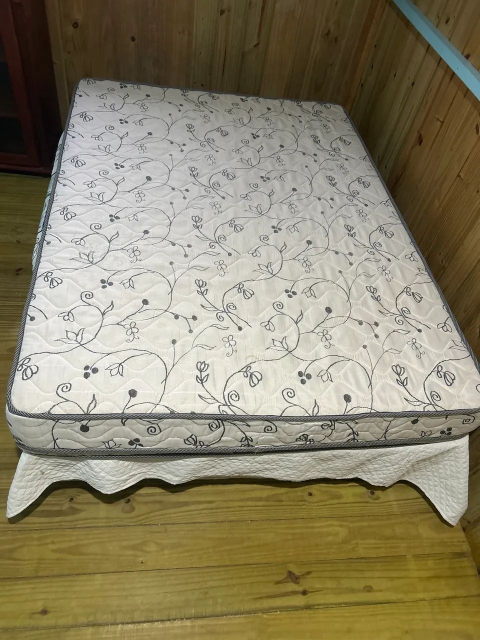 Cama Box de Casal com base e capa