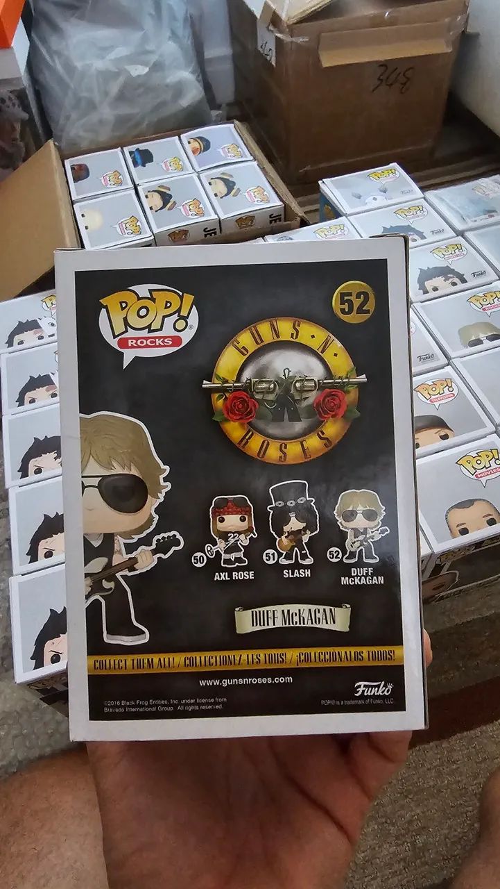 Funko Pop! Rocks Duff McKagan #52 - Guns N? Roses | Original - Foto 3