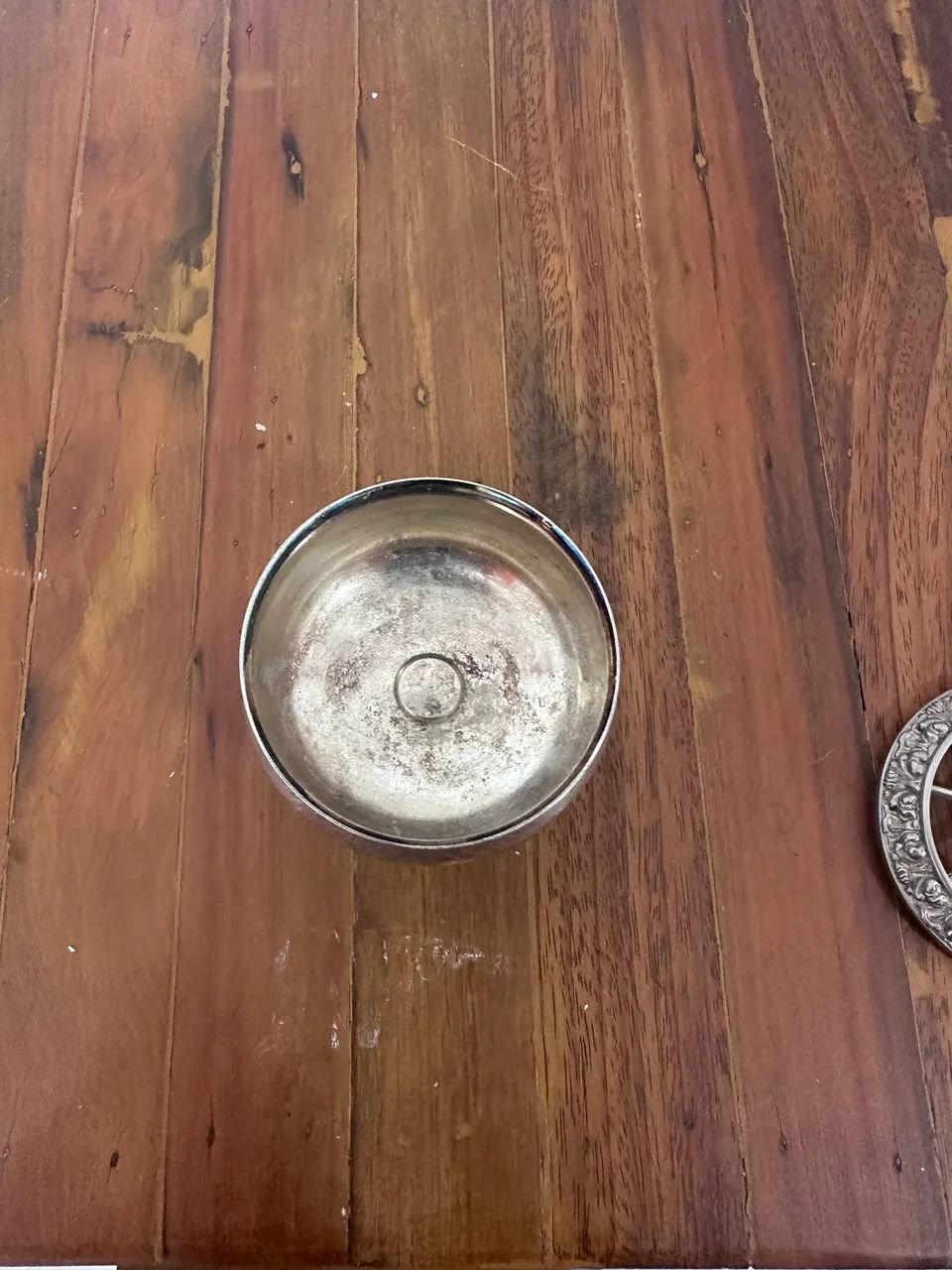 Taça Decorativa Vintage Prateada - Foto 3